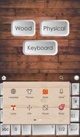 Wood Physical Keyboard اسکرین شاٹ 2
