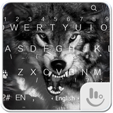 Wild Wolf Emoji Klavye Tema simgesi