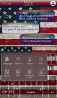 TouchPal America KeyboardTheme اسکرین شاٹ 2