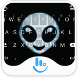 Dark Alien Keyboard Theme ícone