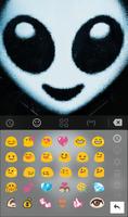 Dark Alien Keyboard Theme screenshot 2