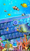 Live 3D Aquarium Keyboard Theme скриншот 1