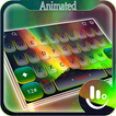 Live 3D Galaxy Neon Aurora Keyboard Theme