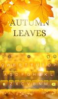 3D Animated Autumn Leaves Keyboard Theme पोस्टर