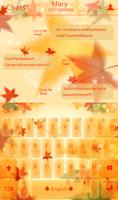 TouchPal Autumn Maple Theme ảnh chụp màn hình 1