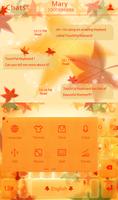 TouchPal Autumn Maple Theme ảnh chụp màn hình 3
