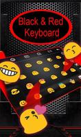 3D Black And Red Tech Keyboard Theme screenshot 3