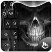 Black Death Skull Keyboard Theme