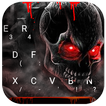 Black Death Skull Keyboard Theme