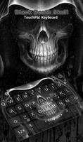 Black Death Skull Poster