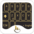 TouchPal Black Gold Theme icône