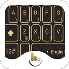 TouchPal Black Gold Theme icono