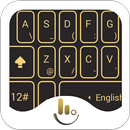 TouchPal Black Gold Theme APK