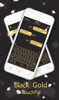 TouchPal Black Gold Theme Poster