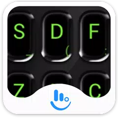 Baixar Black Green Keyboard Theme APK