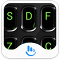 Black Green Keyboard Theme