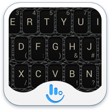 TouchPal Black Leather Theme icono