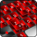 Red Metal Keyboard Theme APK