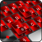 Red Metal Keyboard Theme icône