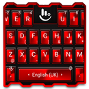 Fashion Keyboard Theme - Simple Black Red Style APK
