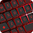 APK Black Red Thunder Keyboard Theme