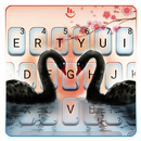 Black Swan Keyboard Theme APK