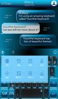 TouchPal Blue Machine Theme ảnh chụp màn hình 2