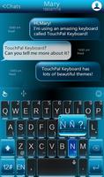 TouchPal Blue Machine Theme ảnh chụp màn hình 3