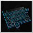Blue Metal Keyboard Theme