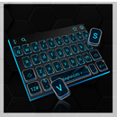 APK Blue Metal Keyboard Theme