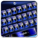 Blue Metal Style Keyboard Theme APK