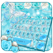 Rose Blue Diamond Butterfly Keyboard