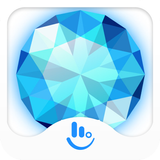 Blue Diamond Keyboard Theme simgesi