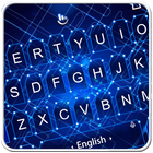 Blue Electronic Keyboard Theme icono