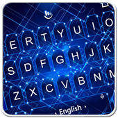 Blue Electronic Keyboard Theme icon