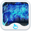 Blue Fire Keyboard Theme