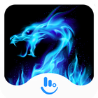 Blue Flame Dragon ikona