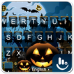 Live Blue Halloween Keyboard Theme