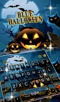 Live Blue Halloween Keyboard Theme poster