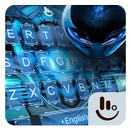 Blue Tech Game Keyboard Theme APK