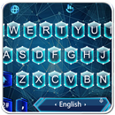 Blue Tech Keyboard Theme APK