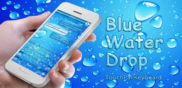 Blue Water Drop Keyboard Theme