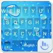 Blue Water Drop Keyboard Theme