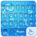 Blue Water Drop Keyboard Theme aplikacja