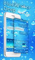 Blue Water Drop Plakat