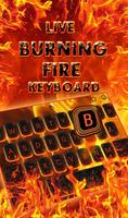 Live 3D Burning Fire Keyboard Theme Poster