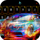 آیکون‌ Burning Sports Car Keyboard Theme