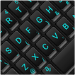 Business Black Blue Keyboard Theme