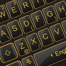 Business Gold Black Keyboard Theme APK
