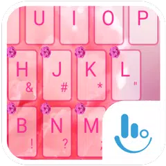 Скачать Pink Carnation Keyboard Theme APK